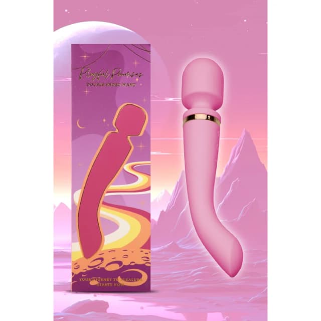 Playful Promises Double Ended Wand with 10 setting Pink unisex O/S