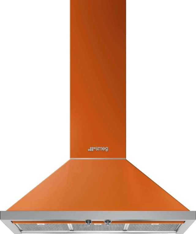 Smeg Portofino KPF9OR 90cm Chimney Cooker Hood - Orange