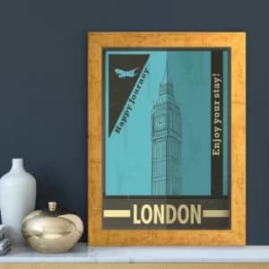 AC1913995675 Multicolor Decorative Framed MDF Painting