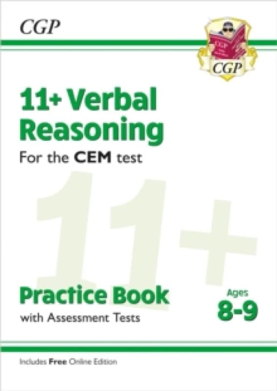 11+ CEM Verbal Reasoning Practice Book & Assessment Tests - Ages 8-9 (with Online Edition) Multiple-component retail product, part(s) enclose