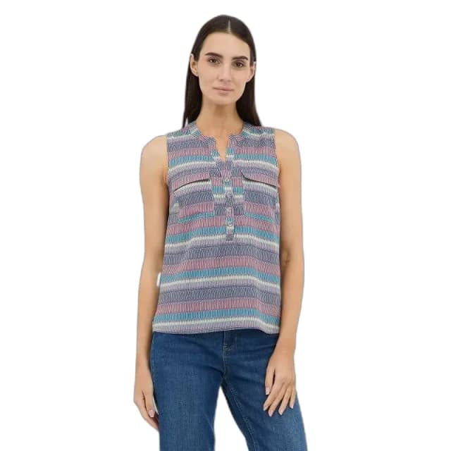 Ragwear Sleeveless blouse For Her Ragwear Romanna Bleu Female XS