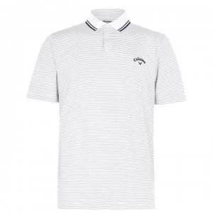 Callaway Micro Stripe Golf Polo Shirt Mens - White