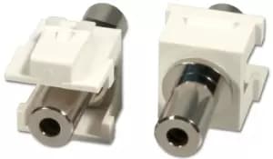 Lindy 2x Stereo Keystone 3.5mm F/F