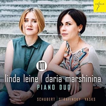 Piano Duo Linda Leine & Daria Marshinina - Linda Leine/Daria Marshinina Piano Duo: Schubert/Stravinsky/Vasks CD