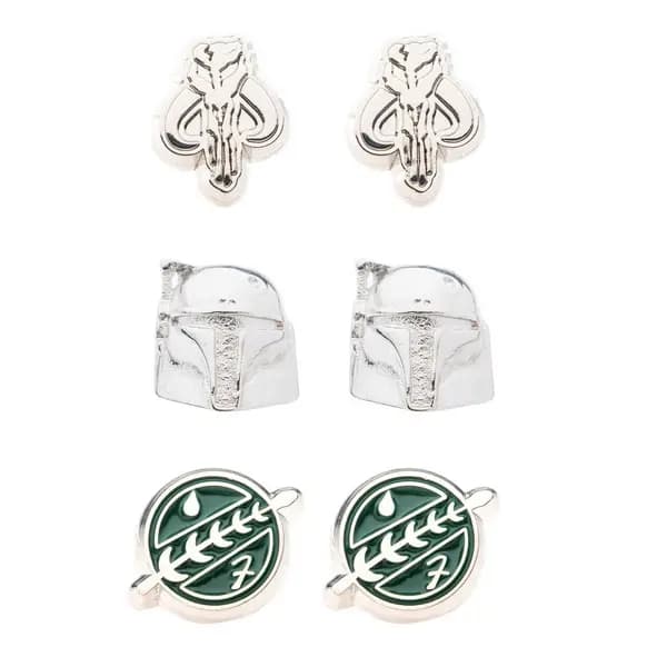 SalesOne Boba Fett 3 Pack Earrings