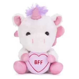 Swizzels Love Hearts 20cm BFF Unicorn Soft Toy