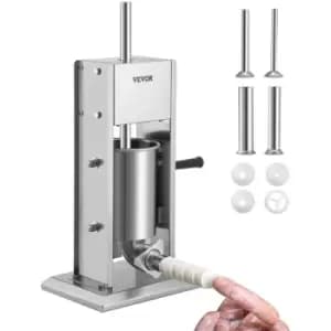 VEVOR Sausage Filler Sausage Stuffer 5LBS/3L Capacity Homemade Sausage Maker Stainless Steel