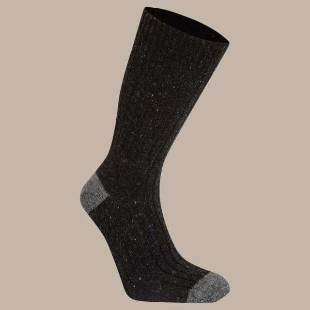 Craghoppers Craghoppers 'Torver' Walking Sock in Black Size: 3-5 Black 3-5 Unisex 5063260018784