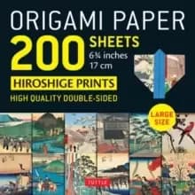 Origami Paper 200 sheets Japanese Hiroshige Prints 6.75 inch : Large Tuttle Origami Paper: High-Quality Double Sided Origami Sheets Printed with 12 Di