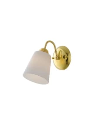 Wall Lamp with Glass Shades Gold 26x12cm