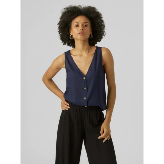 Vero Moda VMBumpy Sleeveless Top - Blue Blue 10