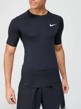 Nike Pro Compression Short Sleeve Top - Black