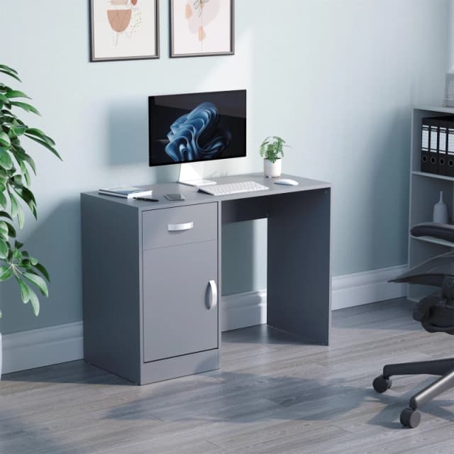 Lassic Vida Designs Hudson Computer Desk Grey unisex One Size