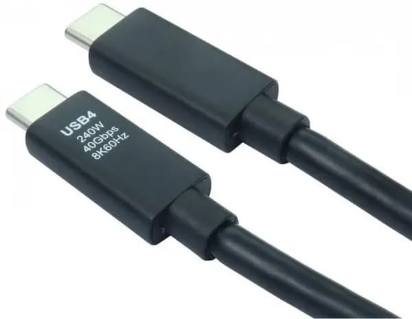 Cables Direct Cables Direct 1m USB4 40Gbps 240W EPR C-C Cable 5 AMP USB4-5100ETP