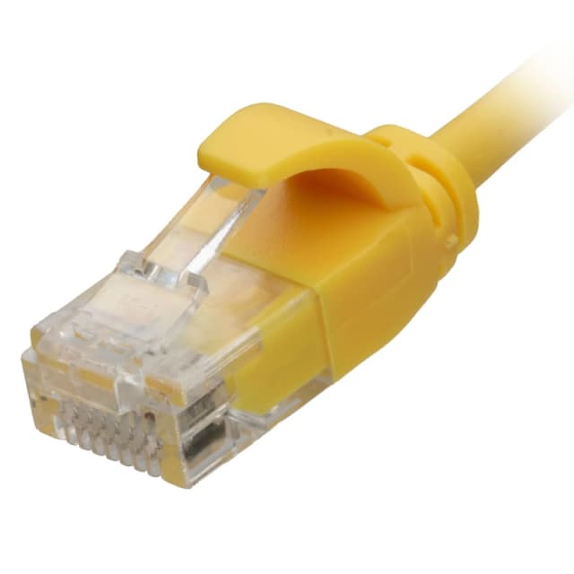 Cablenet CNL 0.25M C6 Yw UTP Ls 30AWG Slim SB