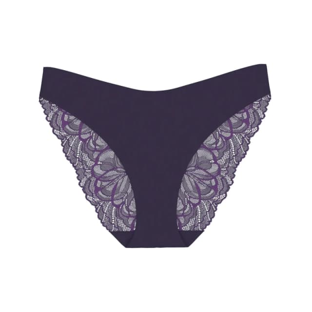 Triumph Body Make-Up Illusion Lace Shorts Dark Purple Women 10;12;14;16;18