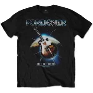 Foreigner - Juke Box Heroes Mens XX-Large T-Shirt - Black