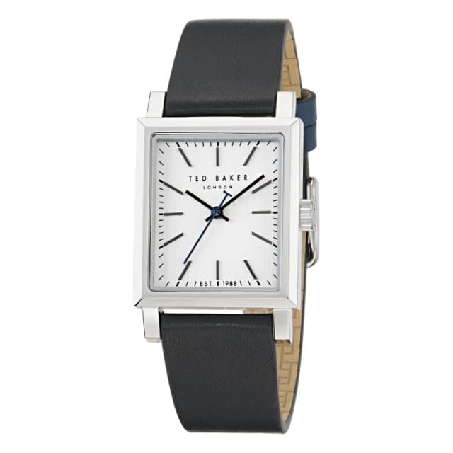 Ted Baker Mens Precision Quartz Analogue Watch White/Silver male One Size