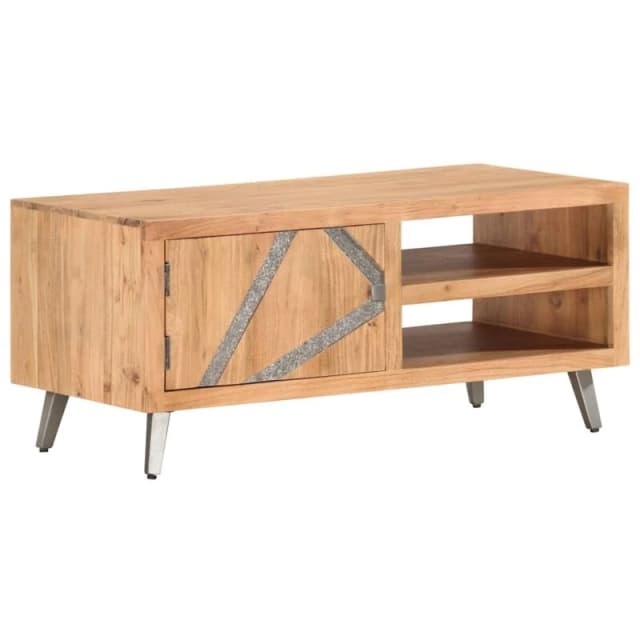 VIDAXL Coffee Table 90x45x40cm Solid Acacia Wood Vidaxl 286548