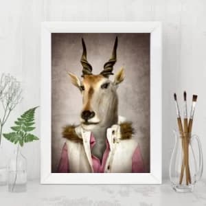 BC12812917006 Multicolor Decorative Framed MDF Painting