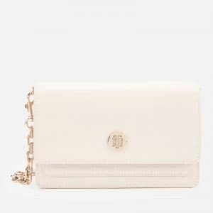 Tommy Hilfiger Womens Honey Chain Crossover - White Dove
