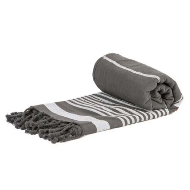 Nicola Spring Deluxe Turkish Cotton Bath Towel 157 x 87cm Grey Grey unisex