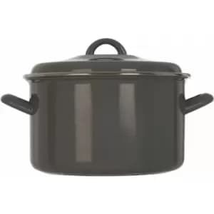 Porter Large Grey Casserole Dish with Lid - Premier Housewares