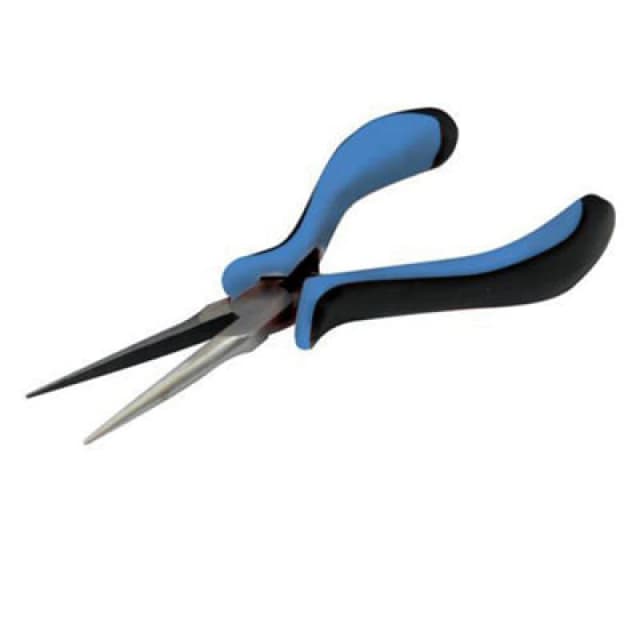Loops 155mm Needle Nose Mini Pliers Soft Grip Handles With Return Springs Multi