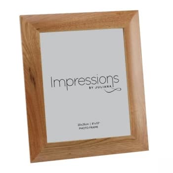 8" x 10" - Impressions Oak Effect Photo Frame