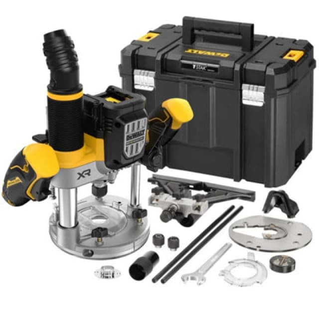 DEWALT Dcw620Nt 18V Xr Plunge 1/2" 12mm Router Brushless Bare Dcw620 Tstak Case