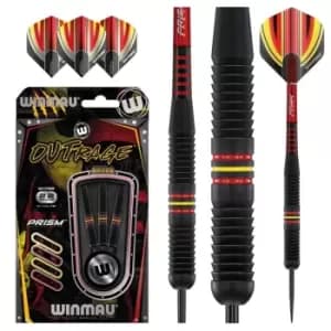Winmau Outrage 22g Brass Darts - Multi