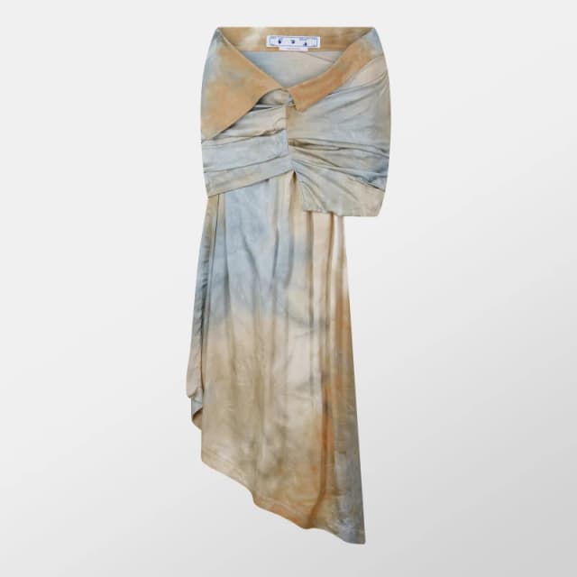 Off White Womens Mini Skirt Camel/Purple female 10 (S)