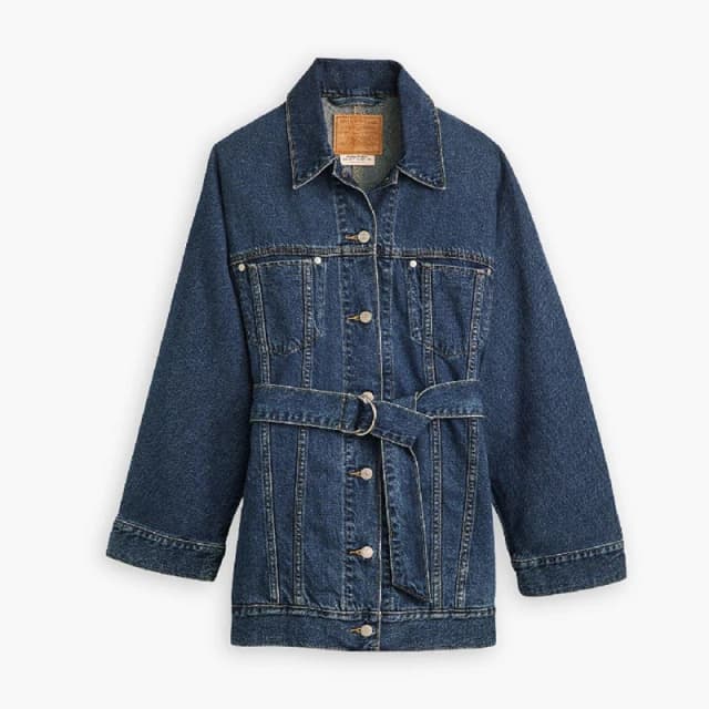 Belted Dolman Trucker Jacket