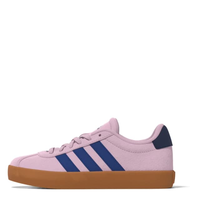 adidas VL Court 3.0 Shoes Junior Boys White/Blue/Pink male 5 (38)