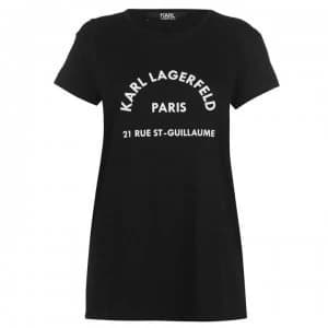 Karl Lagerfeld Address Tee - Black