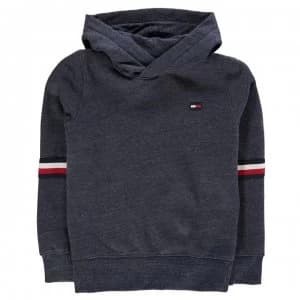 Tommy Hilfiger Stripe Hoodie - Black Iris