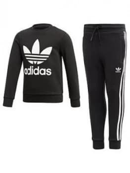 Adidas Originals Little Kids Core Jogger Set - Black