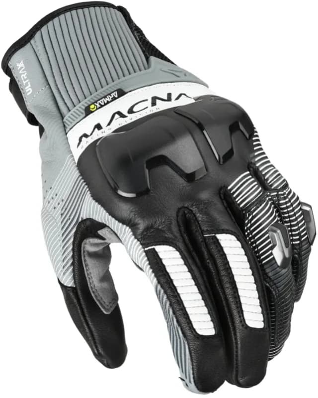Macna Ultraxx 2.0 Motorcycle Gloves, black-grey-white, Size 3XL for Men