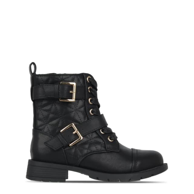 Miso Ruby Biker Boots Childrens - Black C10