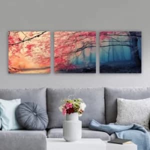 Pdrmnz3840 Multicolor Decorative Canvas Painting (3 Pieces)