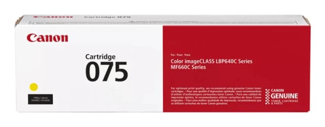 Canon 075 Yellow Toner Cartridge - 6362C002 (Original)