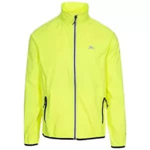 Trespass Mens Retract Shell Jacket Hi-Visibility Yellow/Black Medium