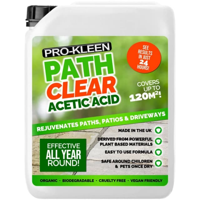 ProKleen Path Cleaner Acetic Acid Concentrated 30% Glyphosate Free 1 x 5L Clear unisex