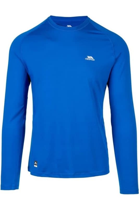 Trespass Trespass Men Nate Base Layer Top in Blue Size: X-Small Blue XS Male 5063238618466