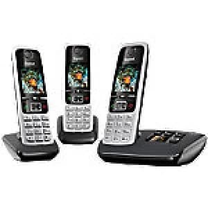 Gigaset DECT Telephone C630A Trio Black, Silver