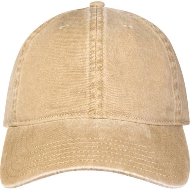Elevate NXT Mens Grafton Washed 6 Panel Baseball Cap in Beige Beige Male One Size