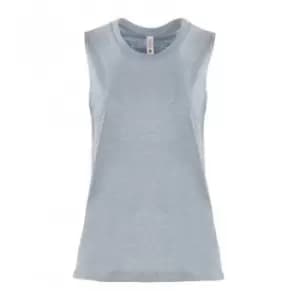 Next Level Womens/Ladies Festival Sleeveless Tank Top (S) (Stonewash Denim)