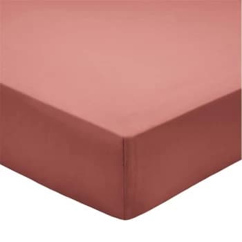 Bedeck of Belfast Bedeck of Belfast 200TC Pima Plain Dye Fitted Sheet - MARSALA
