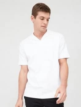 Selected Homme Florian Polo Shirt - White Size M Men