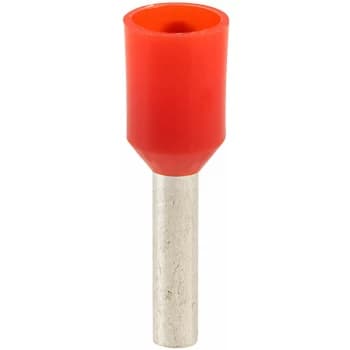 Bootlace Ferrules 1.5mm Red Pack of 100 - Truconnect